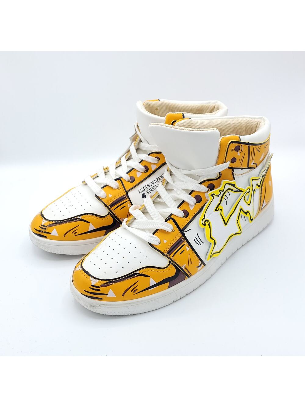 Demon Slayer Blade Kamado Tanjirou Kimestu No Yaiba Shoes Orange men's size 9